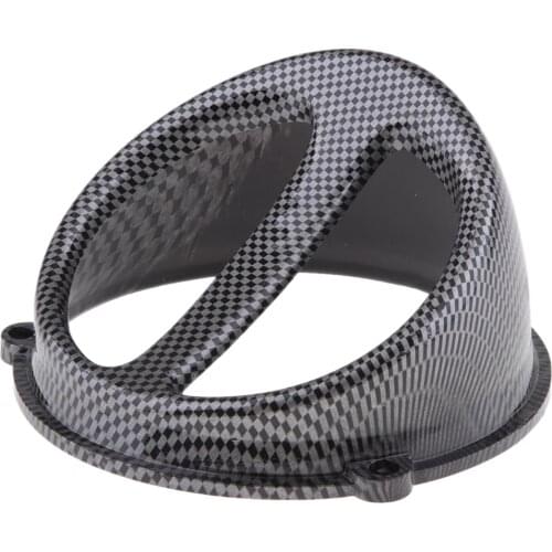 Carbon Fiber Color Air Scoop Fan Cover Cap Fits For GY6 125/150cc Scooter