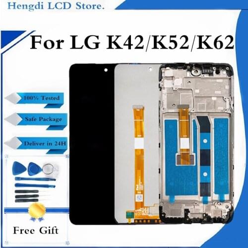 For LG K52 K42 K62 LCD Display Touch Screen Digitizer Assembly For LMK525 LM-K525H Display LM-K520 LMK520HM LM-K420 LMK420HM