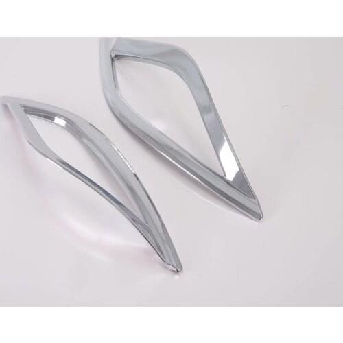 For Toyota Prius 2019 2020 Hatchback ABS Chrome Exterior Rear Fog Lamp Light Cover Trims Molding Garnish Car Accessories