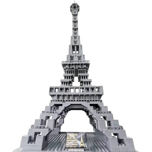Xinyu Technology Paris Eiffel Tower Compatible Building Blocks Highly Difficult Assembly Building Model Toy Ornaments