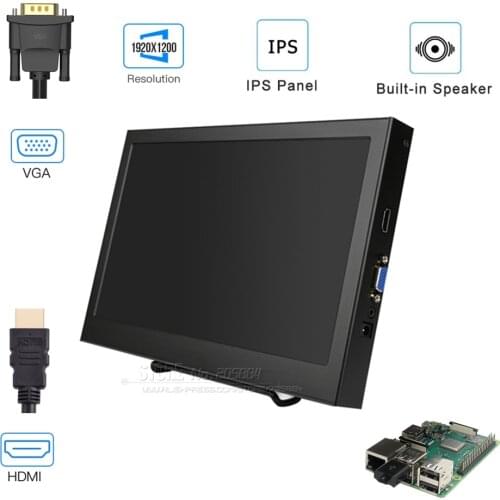 Raspberry Pie / monitor monitor monitor 13.3 "VGA / HDMI interface monitor 1920x1080 IPS