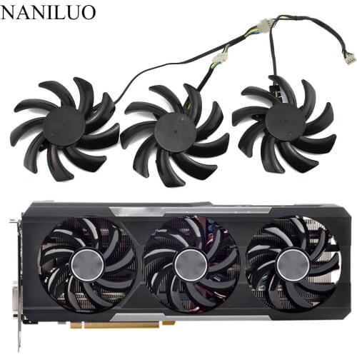 85MM R9 290X/390/390X GPU VGA Cooler Fan for Sapphire R9-290X R9 390 8G NITRO R9 390X 8G D5 Tri-X Video card Replacement
