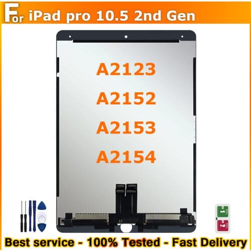 Original For iPad Air 3 Pro10.5 2nd Gen LCD Display Touch Screen Pro10.5 2019 A2123 A2152 A2153 A2154 Replacement 100% Tested