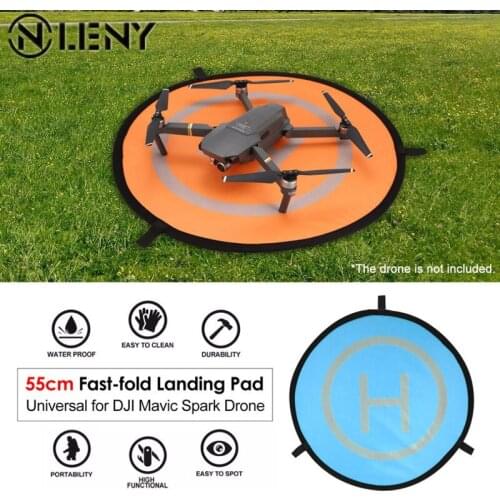 55/75/110cm Fast-fold Landing Pad Universal FPV Drone Parking Apron Foldable Pad For DJI Spark Mavic FPV Racing Drone Accessory