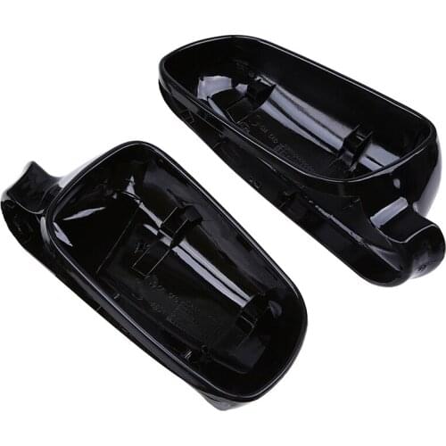POSSBAY Auto Replacement Styling Car Side Mirror Shield Covers Fit for VW Golf MK4 2000-2007 Mirror Caps Gloss Black Auto Espejo