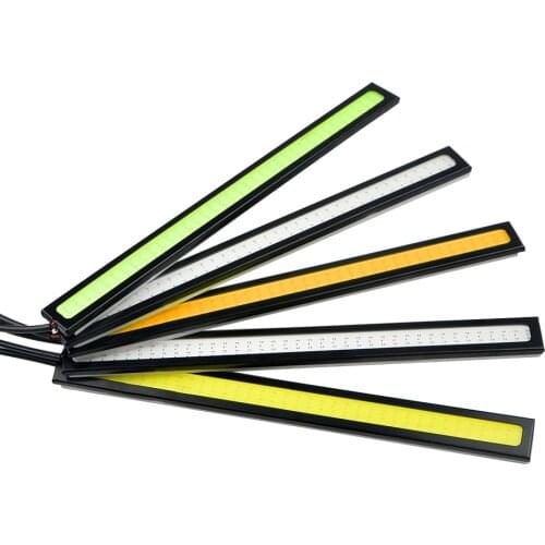 White/ red / blue/Yellow LED Tube bulb 17cm waterproof Auto bar lamp 12V COB LED Daytime Running lights Fog lamp Night light