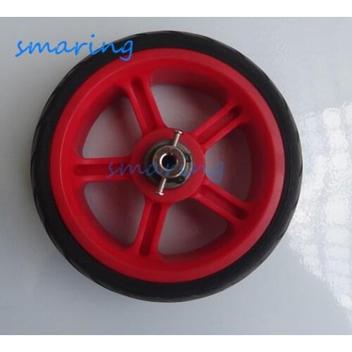 Rubber DC 125mm Plastic Wheel Robot Omnidirectional Wheels Intelligent Robot Wheels for Robot Kit Parts