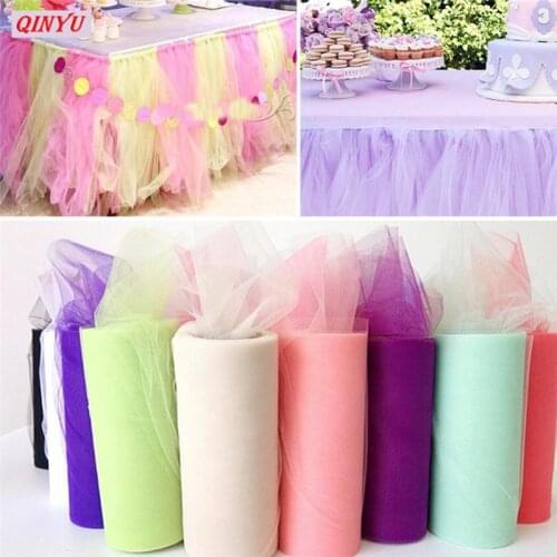 22mX15cm Crystal Organza Tulle Roll Fabric For Wedding Decoration Organza Chair Sashes Tulle Dress Silk Arches Car Decoration 5Z