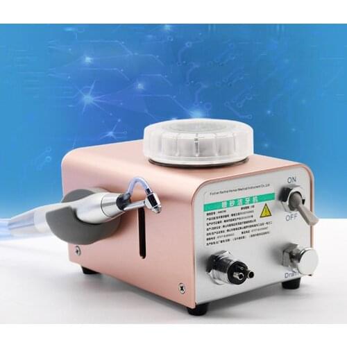 Dental Teeth Cleaning Sandblasting Air Water Prophy Polishing Machine Oral Sand Blaster Mini Sandblasting Scaler Cleaner Machine