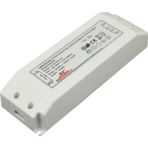 30W triac constant current dimmable LED driver;AC90-130V or AC180-250V input
