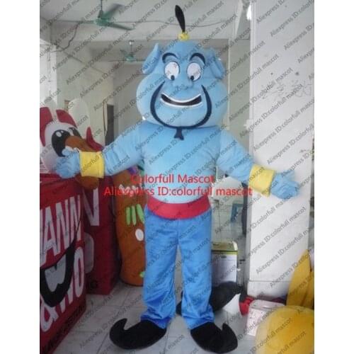 Mascot Aladdins Lamp Monster Aladdin Aladin Costume Adult Cartoon Character Halloween Carnival Fancy Party Toys Birthday Gifts