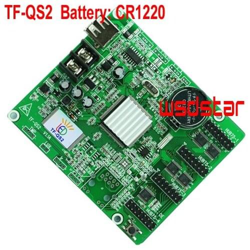 TF-QS2 Asychronous Full Color LED Controller 256*128 Pixels Support P4 P5 P6 P7.62 P8 P10 Full Color LED Module 2020 Hot Sales