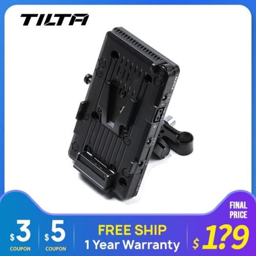 Tilta BT-003-V 15mm LWS Black V-Mount Battery Plate Power Supply System for DSLR and Mirrorless Cameras photography accessories