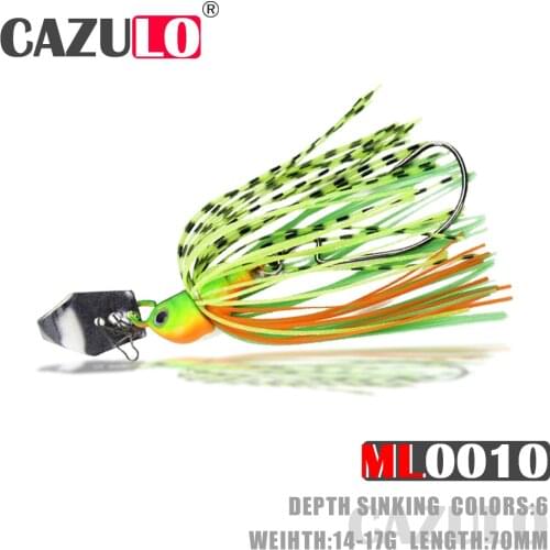 Sinking Chatterbait Fishing Lurs Accesorios Isca Artificial Weights 14-17g Bait Spoon De Pesca Tackle For Pike Fish Goods Leurre