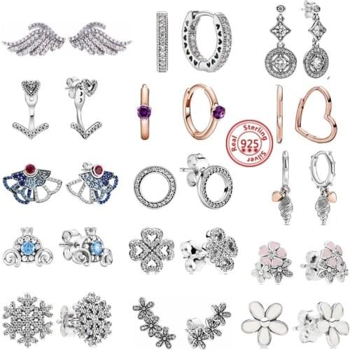 2021 NEW HOT SALE Real 925 Sterling Silver Conch Earring For Women Making Jewelry Gift Wedding Party Engagement Gift