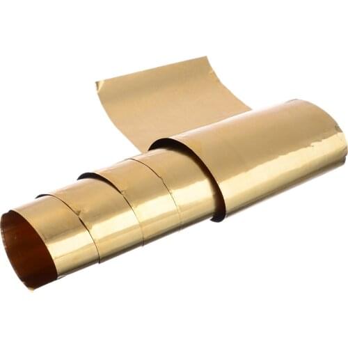 1pc Brass Sheet Brass Metal Thin Sheet Foil Belt Metalworking Supplies with Corrosion resistance 0.02X100X1000mm