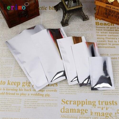 100pcs Aluminum foil - plated dry fruit dry goods candy powder in food vacuum bag, flat pocket and light-tight packaging bag