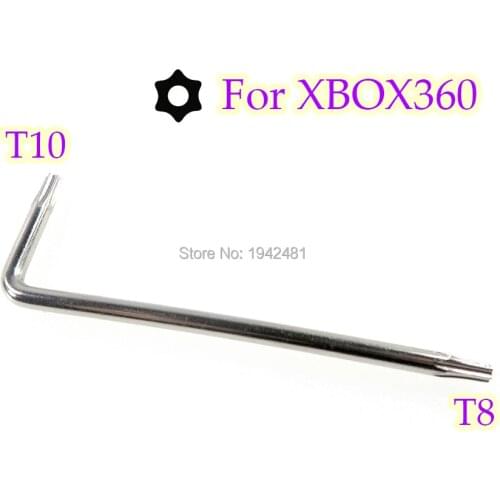 200PCS 2 in 1 T8 T6 T10 Torx Screwdriver Screwdriver T8 Security Screwdriver for XBOX 360 XBOX ONE Controller L Key Screwdriver
