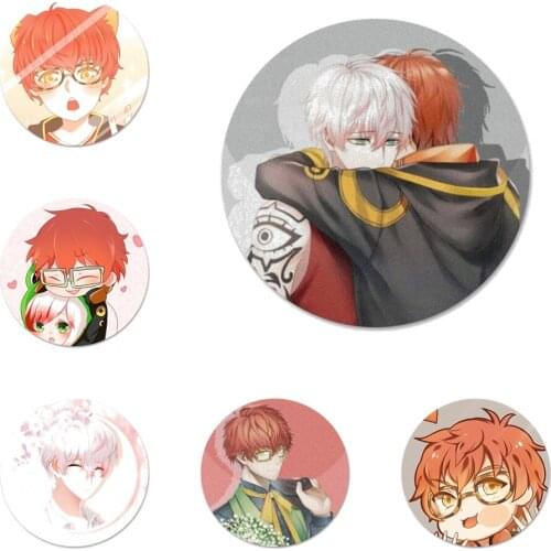 707 Mystic Messenger Icons Pins Badge Decoration Brooches Metal Badges For Clothes Backpack Decoration