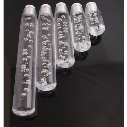 Car Gear Stick Shift 30cm Universal Crystal Bubble Multicolor Color LED Light