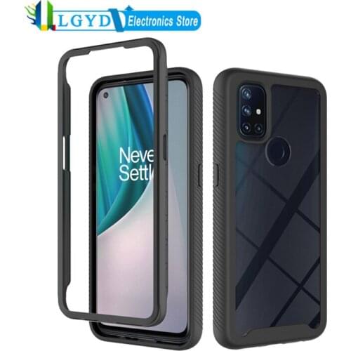 For OnePlus Nord N100 N10 5G Phone Case Starry Sky Solid Color Series Shockproof PC + TPU Protective Cellphone Shell