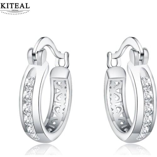 KITEAL Women's Silver Earrings