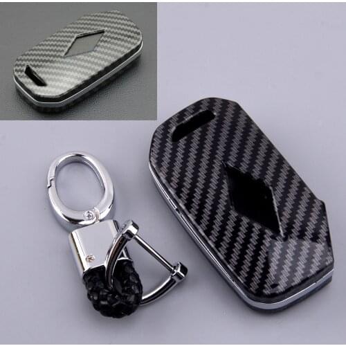 Key Fob Cover Shell Chain Fit For Kia Forte 2019 2020 2021 Telluride 2020 2021 Soul Niro Plug-in Hybrid K3 K5 Optima Seltos 2021