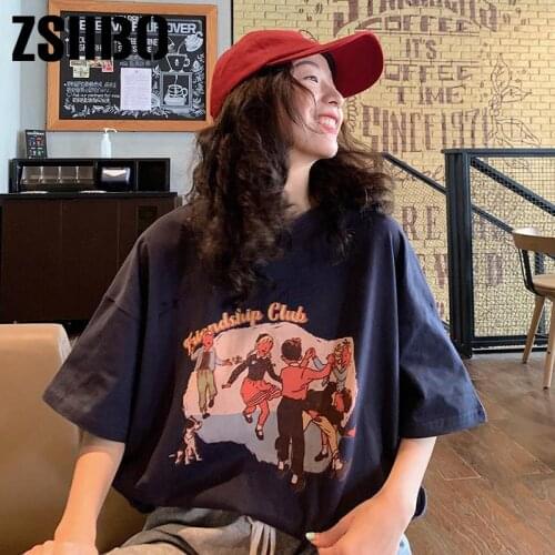 Cool Unisex Punk Gothic HipHop Tshirt Harajuku Sleeve T Shirt Child Print Summer Vintage T-shirt Streetwear Oversize album