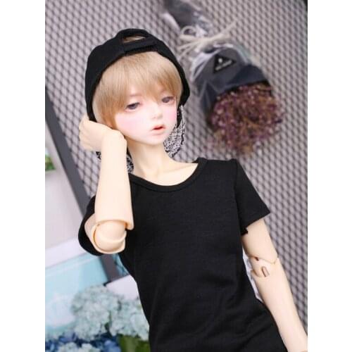 New Arrival 1/3 1/4 1/6 BJD Doll black T-shirt For Bjd Dolls Toys Accessories