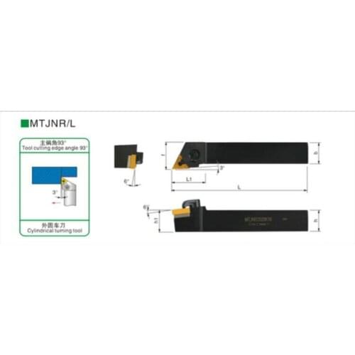 MTJNL1616H16 MTJNR1616H16 Lathe Turning Tool Holder 16x100mm for TNMG Insert