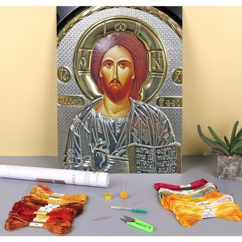 Region Orthodox Icon Pre-Printed 11CT Cross-Stitch Patterns DIY Embroidery DMC Threads Hobby Knitting Sewing Handiwork Gift