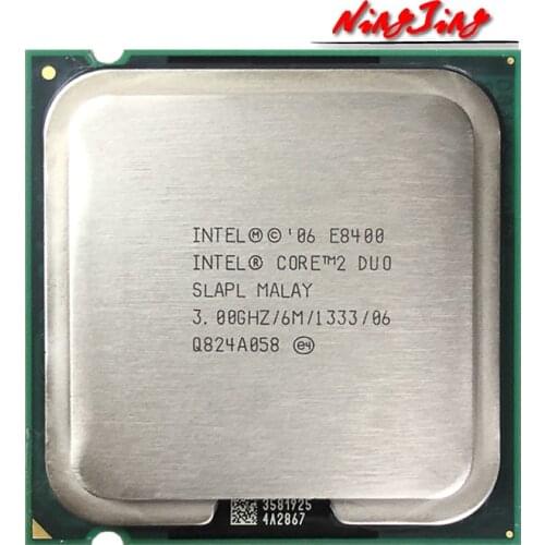 Intel Core 2 Duo E8400 3.0 GHz Dual-Core CPU Processor 6M 65W LGA 775