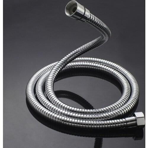1.5M Copper Core Shower Hose Adjustable Water Flow Hose Steel Stainless Encryption Bathroom Handheld Lightweight W8V4