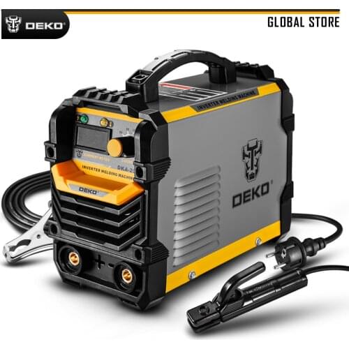 DEKO DKA New Series 220V MMA Welder 200A IGBT Inverter Arc Electric Portable Welding Machine for Welding Task Home DIY Tool