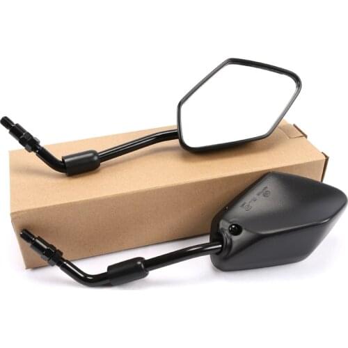 10mm Universal Motorcycle Rearview Mirrors,For SUZUKI Haojue DF150 HJ150-12A,Scooter E-Bike Rear View Mirrors Back Side Convex