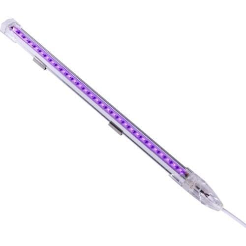 50-60Hz 9W USB UV LED purple (purple) color|color silver|silver style--USB aluminum alloy add PC coverVBL1001 5V 1.5M plug