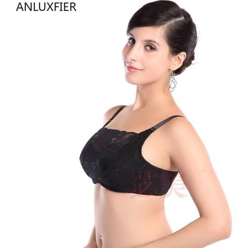 X9068 Women Bra for Silicone Inserts Post Mastectomy Underwear Pocket Bra Breast Cancer Female Lingerie Lace Bra with Pocket