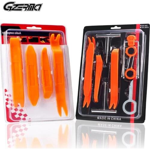GZERMA 4/12Pcs Car Auto Audio Radio Removal Tools Kit Car Interior Disassembly Tools Car Door Clip Panel Trim Dashboard Install