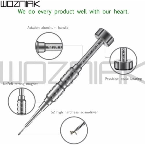 BST-895 Mobile Phone Professional Maintenance Screwdriver Y0.6 PH000 Pentalobe 0.8 M2.5 T1 T2 Bits OEM Screwdrivers Set