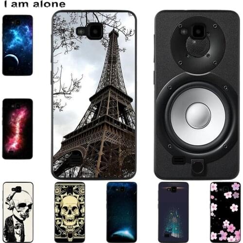 I am alone Phone Case For ZTE Blade AF3 G Lux Z10 (A512) Soft TPU Mobile Cute Fashion Cartoon Printed Bag
