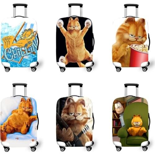 Elastic Luggage Protective Cover Case For Suitcase Protective Cover Trolley Cases Covers 3D Travel Accessories Cat Pattern T1111