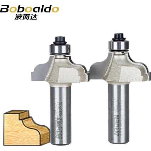 1pcs New 1/2 Shank Wavy Mold Bits Ogee Filet Cutter With Ball Bearing Arden Router Bit