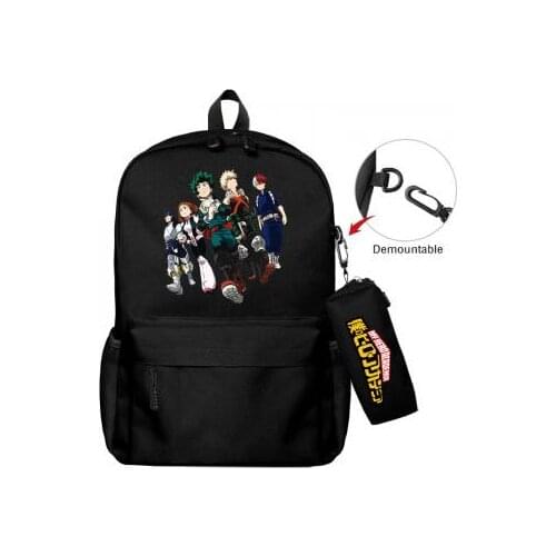 IVYYE My Hero Academia A253502 Fashion Canvas Backpacks Rucksacks Cartoon School Backpack Casual Bags travel Knapsack Unisex