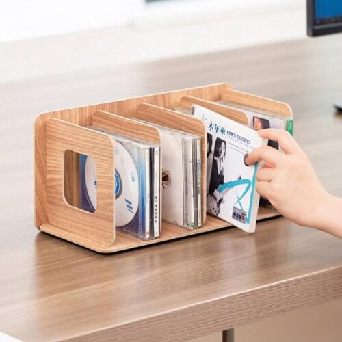 CD Rack Wood Receiving Creative Display Rack Dvd Film Rack Cd Storage Cabinet Box