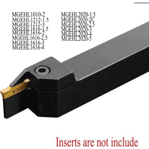 FREE SHIPPING) MGEHL1010/1212/1616/2020-(1.5/2/2.5/3/4/5) Grooving arbor Lathe Turning Tool Holder cnc tool left hand