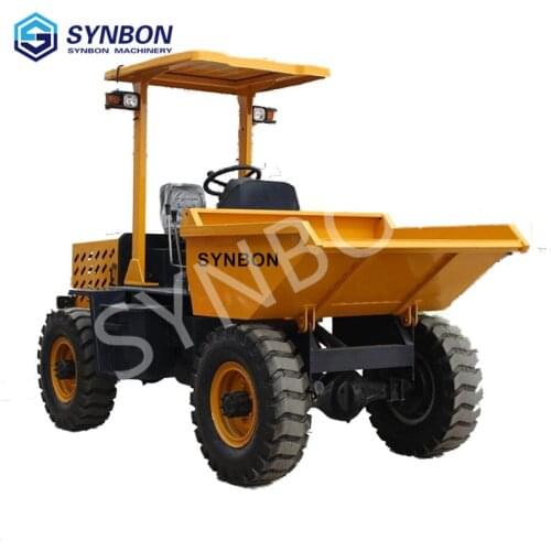 SYNBON new 5 ton 4WD mini dumper truck hydrauic multifunction dumper truck construction vehicles construction machinerySYD50
