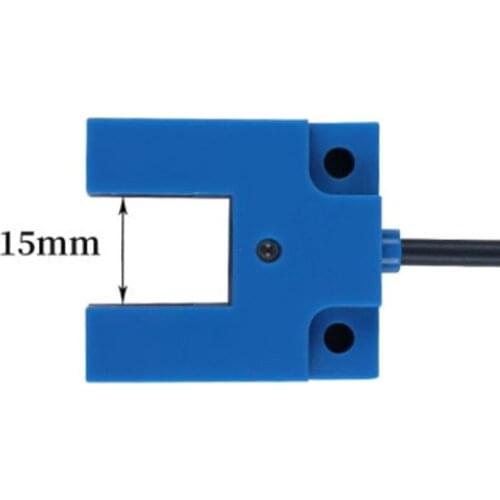 2PCS Optical sensor Magnetic sensor Slot type photoelectric switch U-type E3S-GS15N Slot width of infrared sensor 15mm NPN PNP