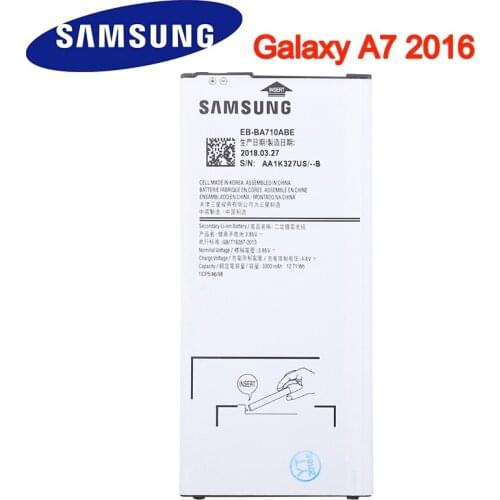 SAMSUNG Original Battery EB-BA310ABE ABA For Samsung GALAXY A3 2016 A310 A5310A SM-A310F EB-BA510ABE A5 2016 EB-BA710ABE A7 2016