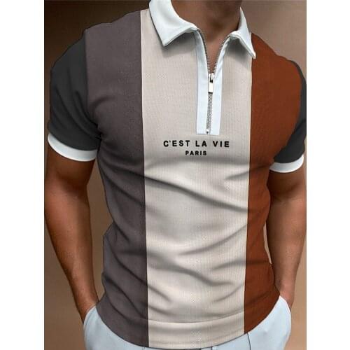 SHISHANGDEYEZI Short Sleeve Polos For Men