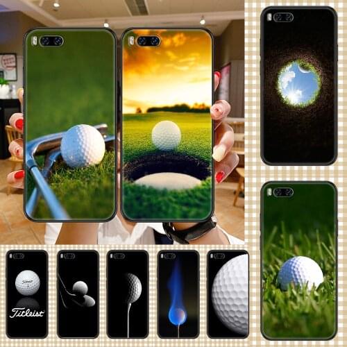 Sport Golf Ball Phone case For Xiaomi Mi Max Note 3 A2 A3 8 9 9T 10 Lite Pro Ultra black pretty funda trend bumper tpu shell